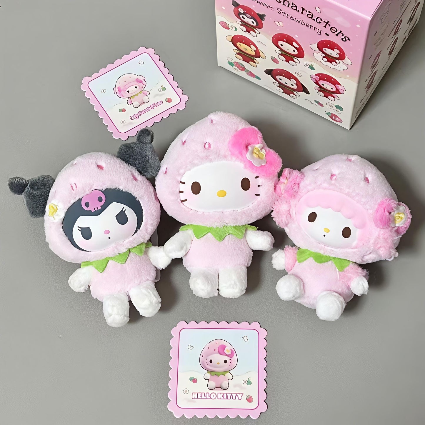 Sanrio strawberry plushie blindbox
