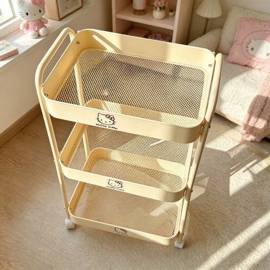 Hello kitty storage trolley