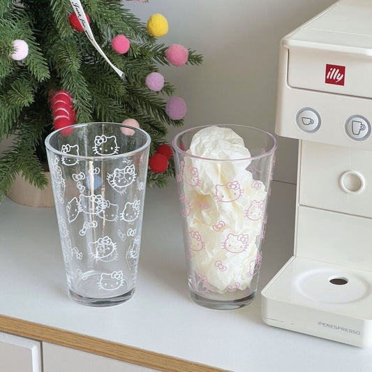 Hello kitty glass