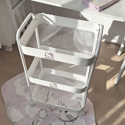 Hello kitty storage trolley