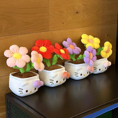 Bouquet plant of hello kitty