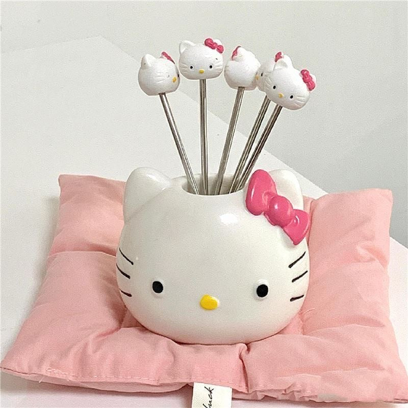 Hello kitty fruit spoon