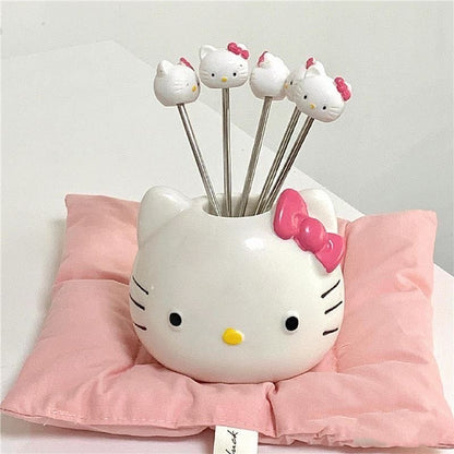 Hello kitty fruit spoon